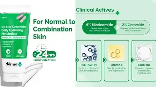 The Derma co nia ceramide moisturiser || Derma co 5 nia ceramide moisturiser || derma co review 🔥🔥
