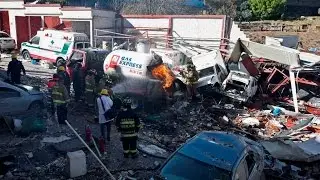 Developing: Mexico City gas tank truck explodes outside hospital, killing many