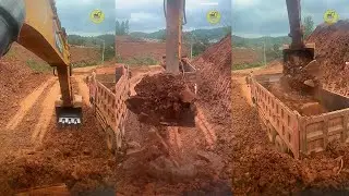 How To Excavators Load Soil Onto Trucks Professionally P1404