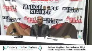 IronE Singleton - The Walking Dead - Press Roundtable Interview - Walker Stalker