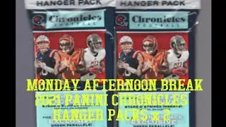 2021 Panini Chronicles Football Hanger Packs x 2 - Pro Bowl WR Auto/399, Trevor Lawrence & more!