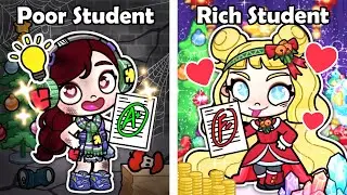 I Was a Poor Christmas Student&hellip; But I Still Beat the Rich Christmas Girl! 🎄😱 | Avatar World Story