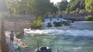 New Braunfels tx tube chute on Comal River