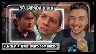 REACT │TENTE NÃO RIR DOIS HOMENS E MEIO │ MUITO BOM