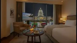 Cozy Havana Hotel Night 🌧️ Rain on Window | Relax, Study & Sleep (1 Hour)