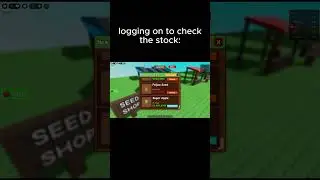 checking the stock #roblox #gag #growagarden #grow #viral #fyp