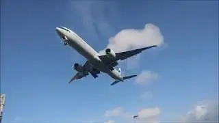 *STORM BRIAN* Terrifying Crosswind Landings at London Heathrow Airport 21/10/17