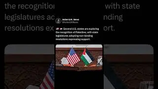 Some U.S. states are backing non-binding resolutions supporting Palestine.