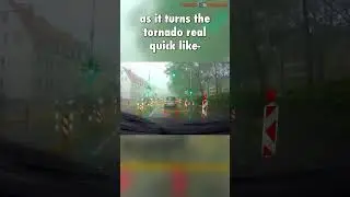 Freak TORNADO in Germany?! 🌪️🇩🇪  #CODC #Funny #Cars #Motorcycles #Dashcam #Fail #FYP #Viral #Explore
