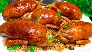 مكون سحرى هتضيفيه🔴 ولون الحمام الكل هيسأل عليه❗الحمام المحشي بخلطة رز رهيبة مستحيل يفرقع منك #الحمام