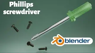 Blender Beginner 3D Modeling: How To Model A Phillips Screwdriver