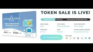 MIRACLE TELE - The world's first fully-functional blockchain telecom system