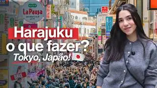 O bairro mais colorido de Tokyo! Um passeio completo por HARAJUKU Japão
