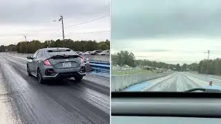 2021 Honda Civic Hatchback Drag Race