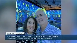 Community raises over $17,000 to support Virginia teacher during husband's cancer battle