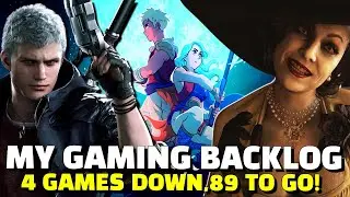 My Gaming Backlog  - Sea of Stars - Resident Evil 8 - Devil May Cry 5 - Far Changing Tides