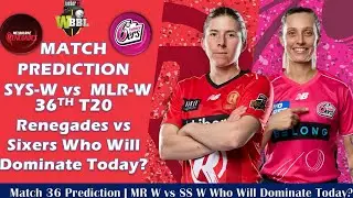 MR-W vs SS-W WBBL 2025 Match 36 Prediction |Who Will Dominat Today?#WBBL2025 #MRWvsSSW 