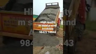 quality M sand ,p sand ,jallly ,all kind of building materials available, 98422 54643