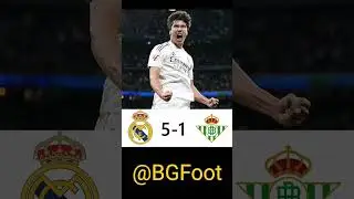Real Madrid vs Real Betis (5-1) Highlights Moments All Goals Gonzalo Hatttricks 🔥