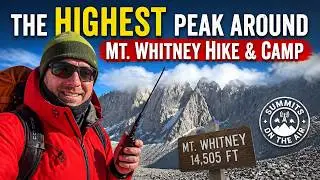 SOTA on Mt Whitney. Portable Ham Radio QRP.