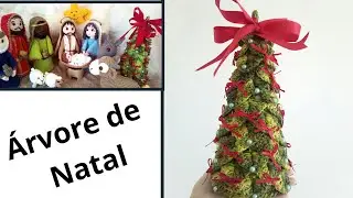 Árvore de Natal em crochê Parte 1