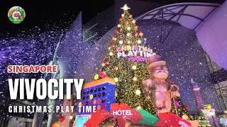 Snow Display & Carninval at Vivocity Singapore | Christmas Playtime | Vivo City Christmas 2024