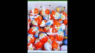 🐣 Lots of Surprise Eggs and Kinder Joy ASMR Unboxing! #eggsurprise
