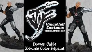 Bowen Cable Statue Repaint to X-Force