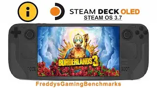 Borderlands 3 on Steam Deck OLED with Steam OS 3.7