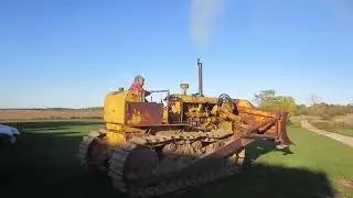 1953 International Harvester TD20 bulldozer start