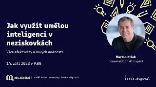 edu.digital – Jak využít umělou inteligenci v neziskovkách? Více efektivity a nových možností