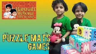 Puzzle Mats Games | Children Activity with Learning | Hannah Helena Fun House