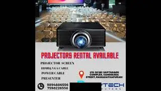 Bulk projector Rental in Ramanathapuram.Projector.Rental, sales,service @ low cost #raytechcomputers