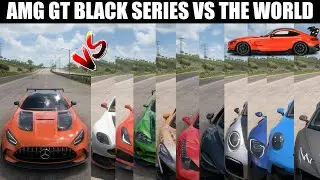 FORZA HORIZON 5 || MERCEDES AMG GT BLACK SERIES VS THE WORLD - SUPER CARS TRACK TOYS || DRAG RACE