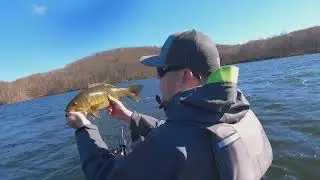Fall Blade Bait Fishing at Splitrock Reservoir.