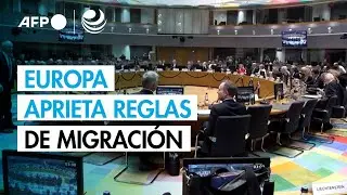 UE avala reformas m&aacute;s estrictas en control migratorio