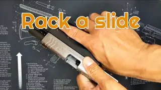Racking the slide. Different pistols different sounds.