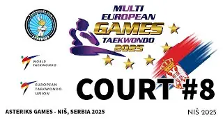 Multi European Games 2025 - Ni&scaron; 2025 | Court 8 - Session 2