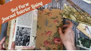Pt 3.5: Upcycled Purse Journal- Interior Lining