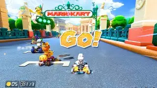 Dry Bones plays Moon Cup in (150cc) Mario Kart 8 Deluxe