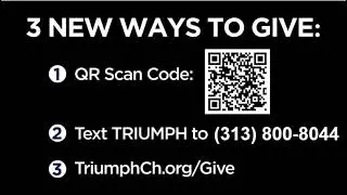 Triumph Church: Sunday Worship Service (1/18/2026 @ 10:45AM)