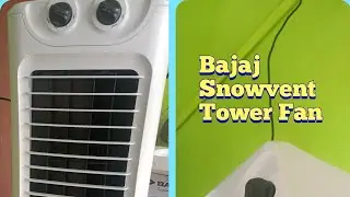 Bajaj Snowvent Tower Fan unboxing