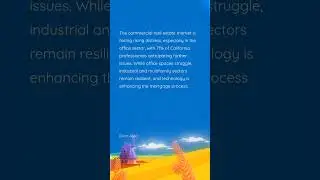 Commercial Real Estate Market Faces Rising Distress And Technological Transformations