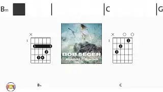 BOB SEGER Against the wind FCN GUITAR CHORDS & LYRICS