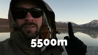 SUBI O VULCÃO LASCAR NO CHILE  - 5500m de altitude.