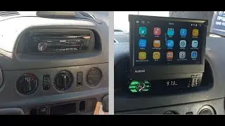 Установка 1din android магнитолы и камеры заднего вида на Мерседес Спринтер
