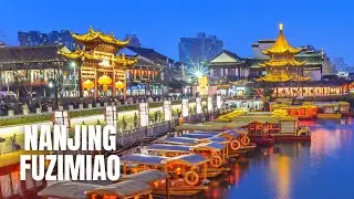 Nanjing City Fuzimiao China Walking Tour【2019】/南京夫子庙中国徒步旅行【2019】
