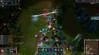 Jayce penta kill 1v5 clutch League of Legends