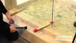 Frameless Pivot Shower Door