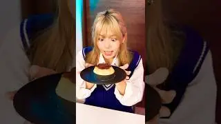 How to eat custard pudding🍮 @issei0806